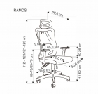 Kancelárske kreslo Ramos - čierny Kancelárske kreslo ramos - Čierny