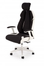 Herní židle Chrono - černý / bílý Herní židle chrono z podlokietnikami - černý / bílý