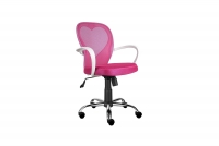 Židle kancelářské DAISY růžový  Křeslo otočné DAISY růžový