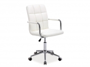 Židle kancelářská Q-022 bílý  Křeslo obrotowy q-022 biaLy 