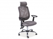 Židle kancelářská Q-118 šedý  Křeslo obrotowy q-118 šedý 