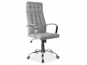 Židle kancelářská Q-136 šedá Křeslo otočné  q-136 šedý