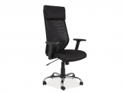 Židle kancelářská Q-211 Černá Křeslo obrotowy q-211 Černý 
