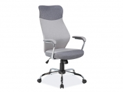 Židle kancelářská Q-319 šedý  Křeslo otočné q-319 šedý