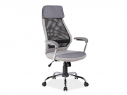 Židle kancelářská Q-336 šedý  Křeslo obrotowy q-336 šedý 