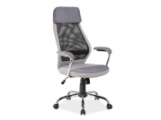 Židle kancelářská Q-336 šedý  Křeslo otočné q-336 šedý