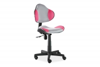 Židle kancelářská Q-G2 růžový/šedý  Kancelářske křeslo otočné
