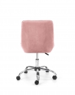 Dětská židle k psacímu stolu Rico - růžová Otočné křeslo rico - Růžová velvet