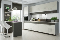 Fresh WS80 SP - prosklená závěsná - Daglezja Bielona/Brown - Výprodej Praktické a elegantní kuchyňské prvky