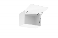 Aspen G60K - függőszekrény - fehér Szafka konyha függő alacsony Aspen G60K - wnetrze