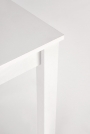 Rozkladací stôl GINO 100-130x60 cm - biela / biela gino Stôl rozkladany Pracovná doska - Biely, Nohy - Biely