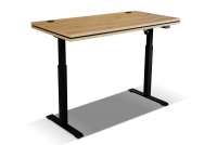 Písací stôl s elektricky nastaviteľnou výškou Glibia 2 - Dub artisan nastaviteľný Písací stôl