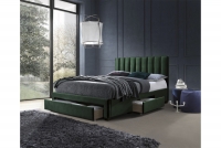 GRACE postel se zásuvkami tmavě zelená velvet GRACE postel se zásuvkami tmavě zelená velvet