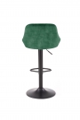 H101 Barová židle tmavě zelená h101 Barová židle tmavý Zelený