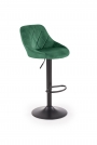 H101 Barová židle tmavě zelená h101 Barová židle tmavě zelená
