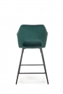H107 Barová židle tmavý Zelený h107 Barová židle tmavý Zelený