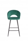 H96 Barová židle tmavě zelená h96 Barová židle tmavý Zelený