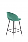 H96 Barová Stolička tmavý Zelený h96 Barová stolička tmavý Zelený