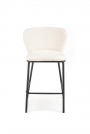 H119 Barová židle Krémový (1p=2szt) Barová židle čalouněná h119 - Krémový