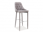 Barová Stolička TRIX H-1 šedý Materiál  Barová stolička trix h-1 šedý materiaL 