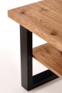 Konferenčný stolík HORUS-LAW 120x60 cm - svetlý dub / čierna horus-law Konferenčný stolík Farba Svetlý dub/Čierny