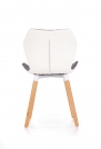 K277 szék - fehér / hamu k277 Židle bílá / popel