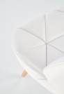 K281 szék - fehér / bükk k281 Židle Bílý / bükk