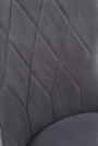 Scaun tapițat K366 cu picioare metalice - gri k366 Židle popel
