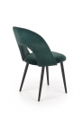 K384 Židle tmavě zelená / černá k384 Židle tmavý Zelený / Černý