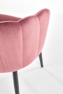 Scaun tapițat K386 - roz  k386 Židle Růžová 