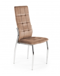 Čalúnená stolička K416 - béžová k416 Stolička béžový velvet (1p=4szt)