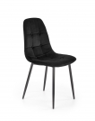 K417 Židle Černý velvet (1p=4szt) k417 Židle Černý velvet (1p=4szt)