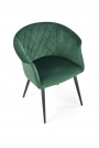 K421 szék - sötétzöld k421 Židle tmavý Zelený