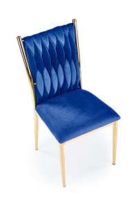 K436 szék - sötétkék/sárga (1p=2db) k436 Židle granátový/Žlutý