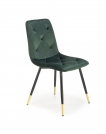 Moderná čalúnená stolička K438 - tmavo zelená