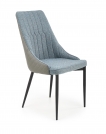 K448 szék - hamu/kék k448 Židle Světlý Popelavý/Modrý