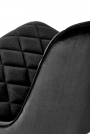 Scaun tapițat K450 - negru  k450 Židle Černý