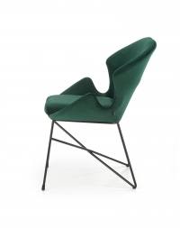 Jedálenská stolička K458 - tmavozelená k458 Stolička tmavý Zelený
