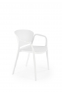 K491 Židle plastik Bílý (1p=4szt) k491 Židle plastik Bílý (1p=4szt)