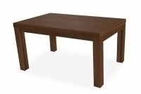 Stůl w drewnianej okleinie rozkladany 140-340 cm Kalabria na drewnianych nogach - Ořech Stůl w drewnianej okleinie rozkladany 140-340 cm Kalabria na drewnianych nogach - Ořech