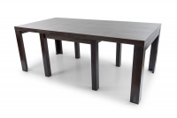 Stůl w drewnianej okleinie rozkladany 140-340 cm Kalabria na drewnianych nogach Stůl rozkladany