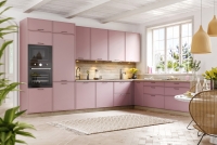 KAMMONO Komplet 9 - F4 F8 Styl Klasický - Komplet kuchyňského nábytku Kuchyňa Kammono F8 Ružová - vizualizácia 