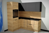KAMMONO K2 BLACK - Komplet nábytku kuchynského 3 - Výpredaj expozície