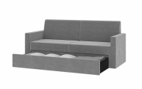 New Elegance kanapé kinyitható szekrényágyhoz 140 cm - Monolith 85 szürke Pohovka elegantia z szuflada na posciel 