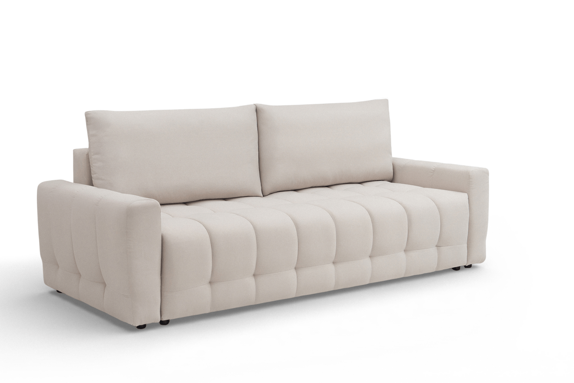 Pohovka Sorenio s funkciou spania - béžová tkanina Sand 03 Pohovka Sorenio s funkciou spánku - Béžová dzianina Sand 03