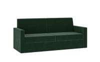 Pohovka Elegantia 195 cm ku sklápacej posteli 160 cm - látka Riviera 38 zielona kanapa z poduszkami 