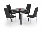 KENT stůl rozkládací Černý, malovaná ocel kent stůl rozkládací Černý, malovaná ocel