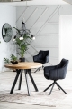 Židle Azalia Velvet - černá / černá Bluvel 19 moderní stůl a židle