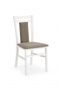 Jedálenská stolička Hubert 8 biela / Inari 23 Stolička do jedálne hubert 8 biely/tap. inari 23