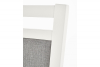 židle drewniane Estan s čalouněným sedákem - Inari 91 / šedý / Bílý židle drewniane Estan s čalouněným sedákem - Inari 91 / šedý / Bílý